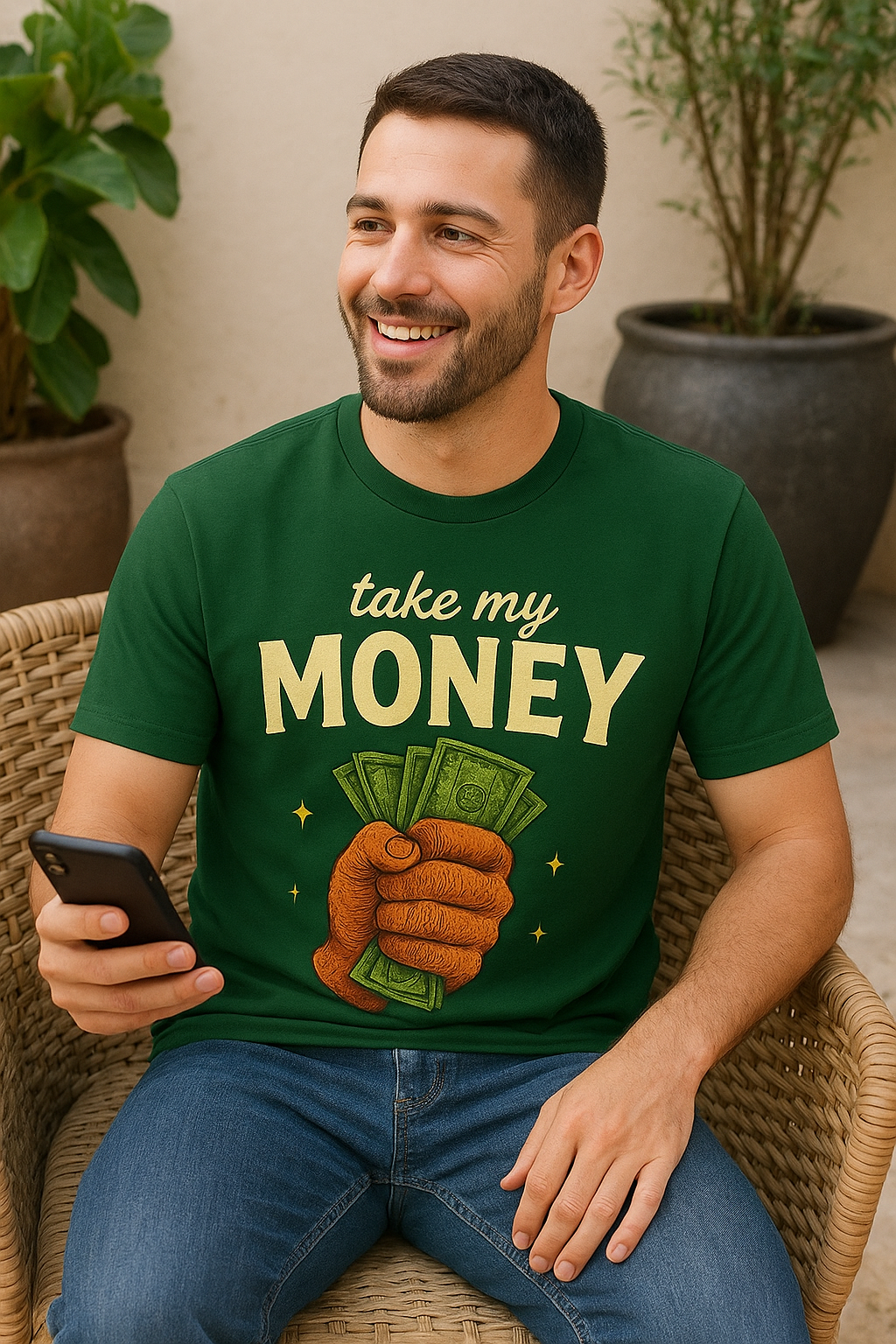 Casual Men's printed t-shirt